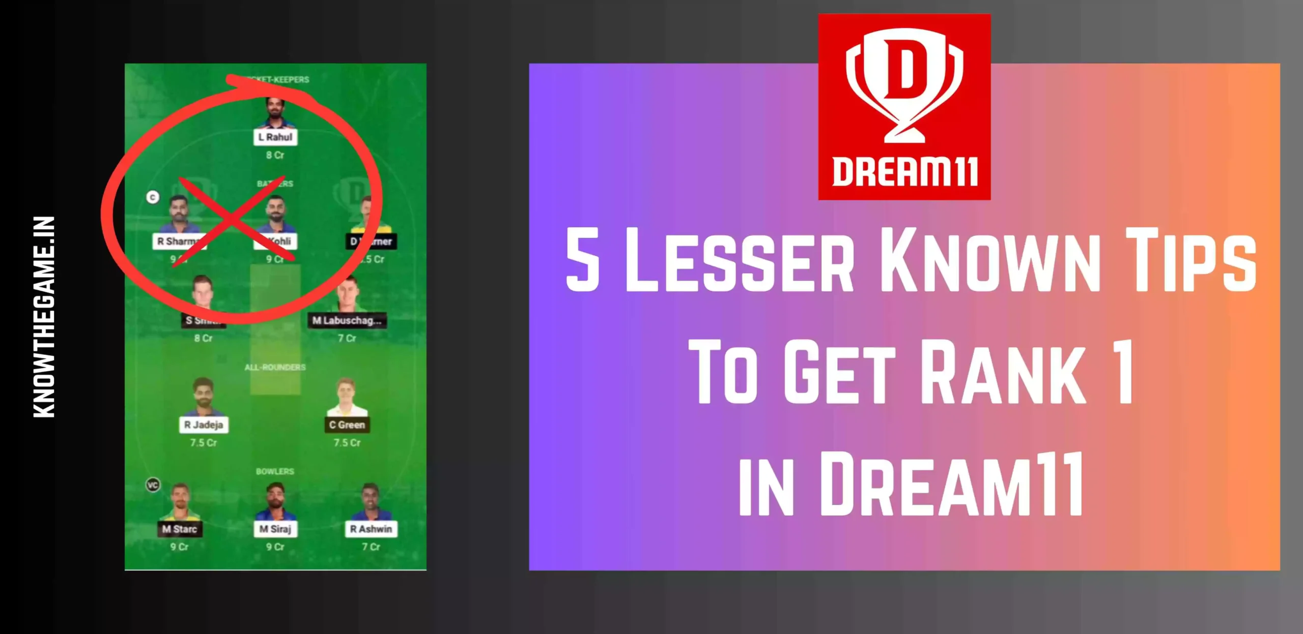 Tips To Get Rank 1 in Dream11