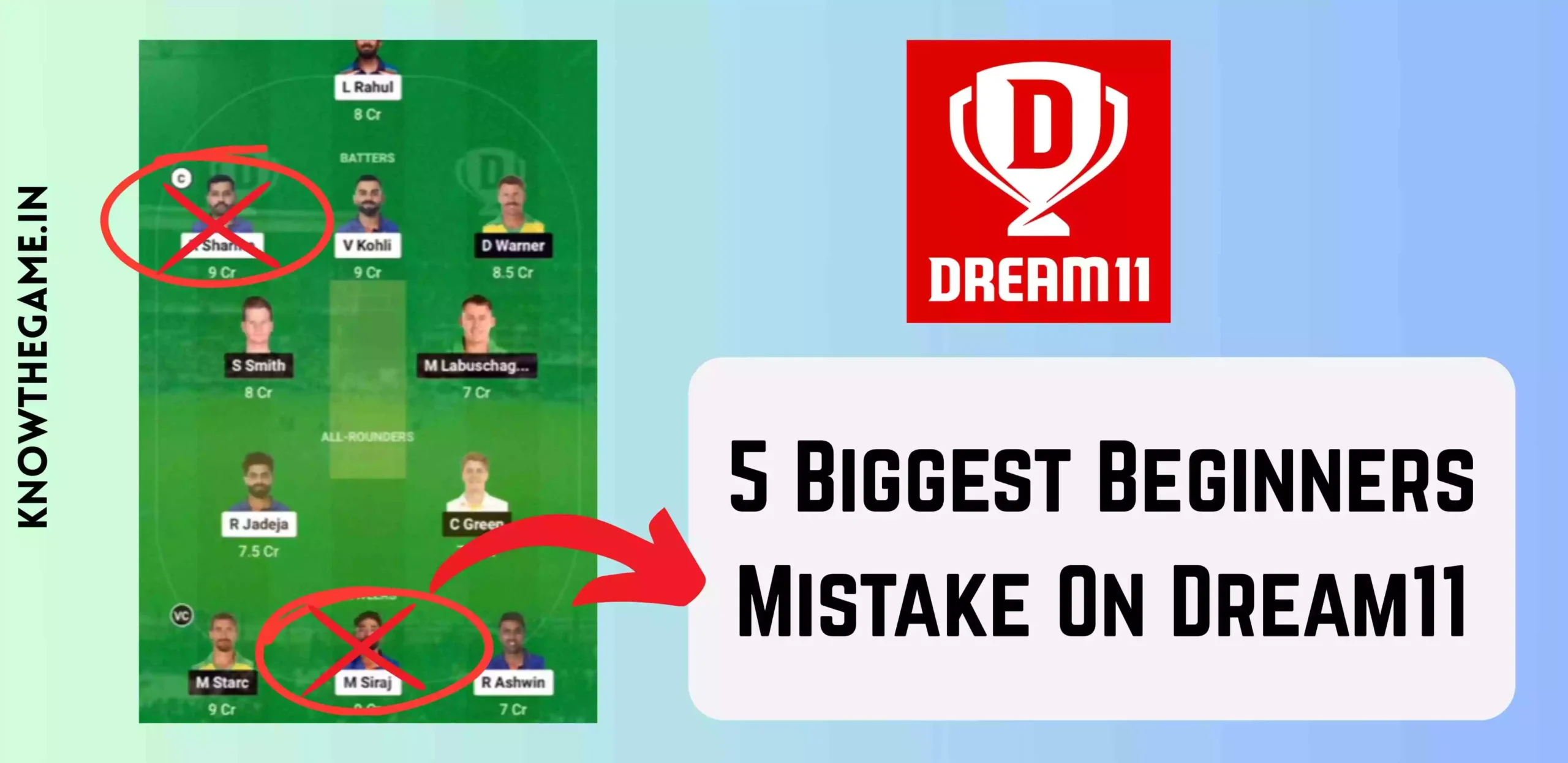 5 Beginners Mistake On Dream11