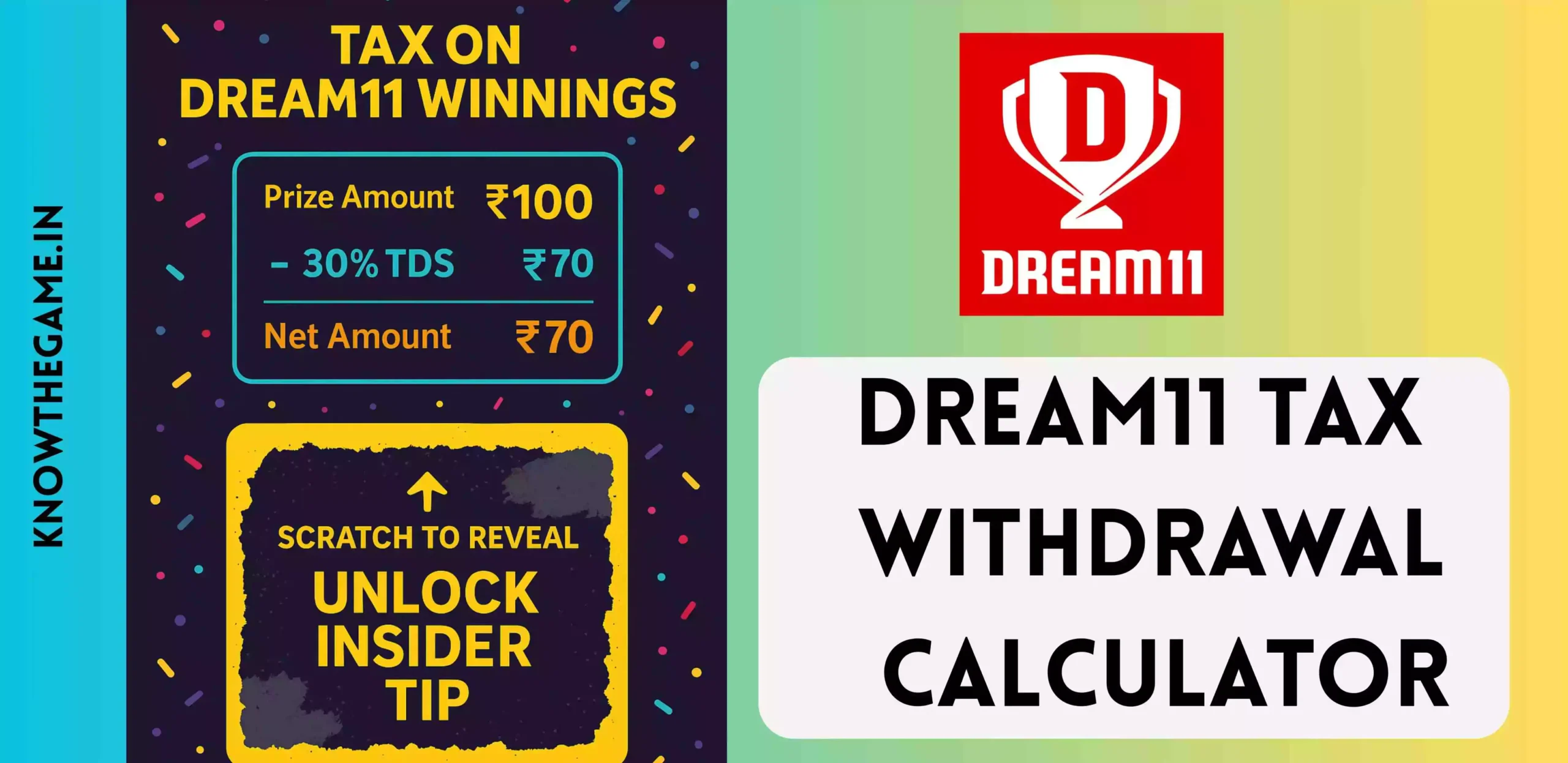 Dream11 Tax Withdrawal Calculator